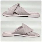 Loewe Slide Sandals Jute 36 Lavender — view 5