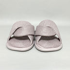 Loewe Slide Sandals Jute 36 Lavender — view 3