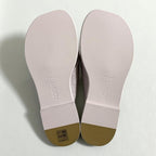 Loewe Slide Sandals Jute 36 Lavender — view 7
