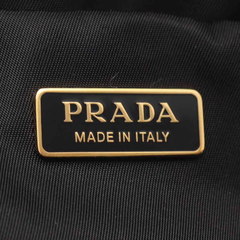 Prada Handbag Explorer 1 Bd394 Black Nylon Leather Shoulder Bag — view 5