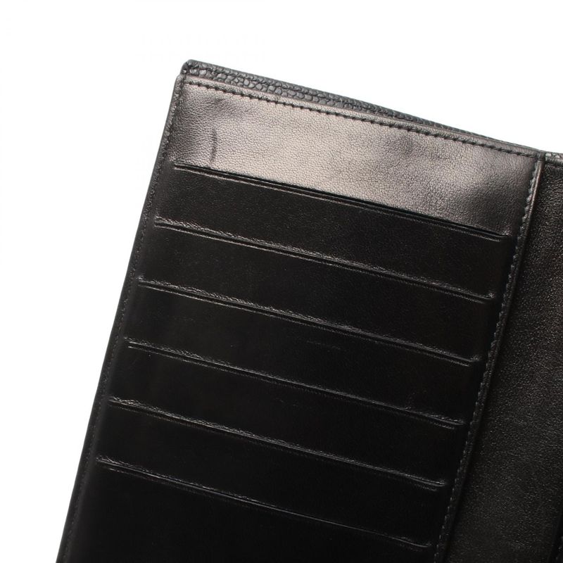 Chanel Bifold Long Wallet Coco Mark Black Leather — view 7
