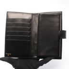 Chanel Bifold Long Wallet Coco Mark Black Leather — view 3