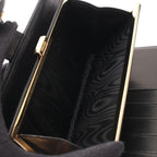 Chanel Bifold Long Wallet Coco Mark Black Leather — view 4