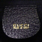 Gucci Bag Shoulder 2-Way Bamboo Suede Navy 000/123