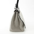 Hermes Herbag Her Bag Zip 50 Retourne Cabin Toile GM Shoulder Handbag