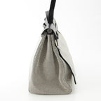 Hermes Herbag Her Bag Zip 50 Retourne Cabin Toile GM Shoulder Handbag
