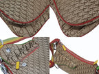 Dior Shoulder Bag Trotter Rasta Leather Canvas Silver — view 6