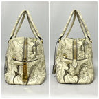 Prada Glace Calf Rabbit Handbag — view 5