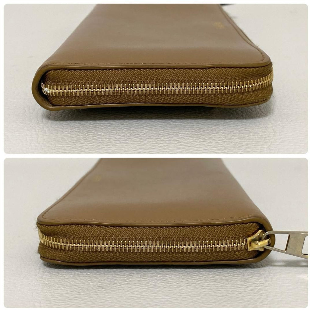 Loewe Knot Zip Around Wallet Camel — view 5