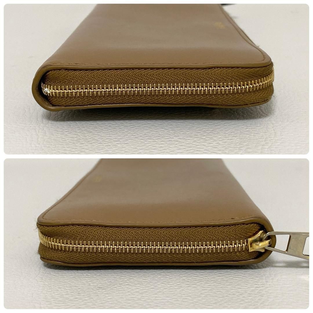 Loewe Knot Zip Around Wallet Camel — view 5