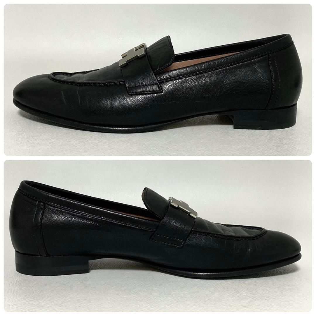 Hermes Moccasins Paris Loafers 35.5 Black — view 5
