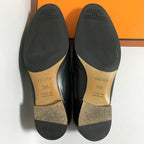 Hermes Moccasins Paris Loafers 35.5 Black — view 7