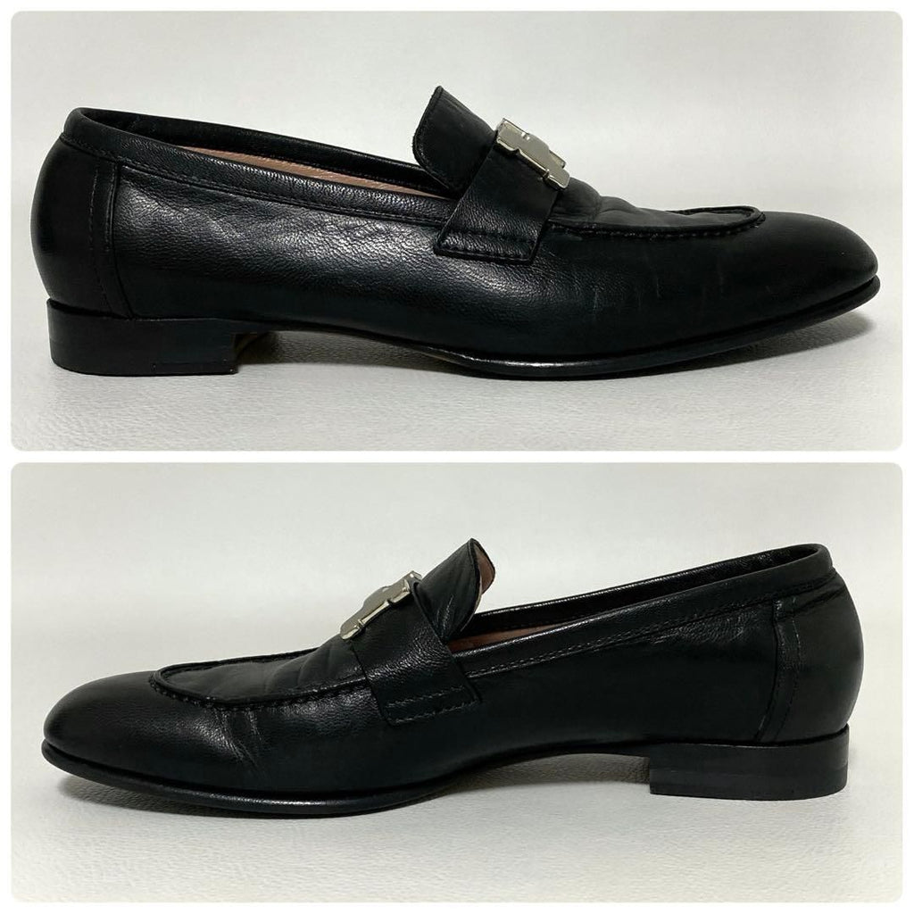 Hermes Moccasins Paris Loafers 35.5 Black — view 6
