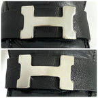 Hermes Moccasins Paris Loafers 35.5 Black — view 8