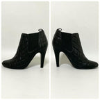 Chanel Quilted Side Gore Boots 36 Black Heel — view 5