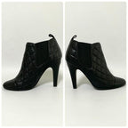 Chanel Quilted Side Gore Boots 36 Black Heel — view 6