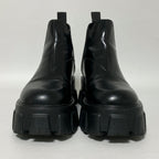 Prada Monolith Side Gore Boots 35.5 Black Short — view 3