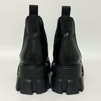 Prada Monolith Side Gore Boots 35.5 Black Short — view 4