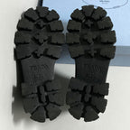 Prada Monolith Side Gore Boots 35.5 Black Short — view 7