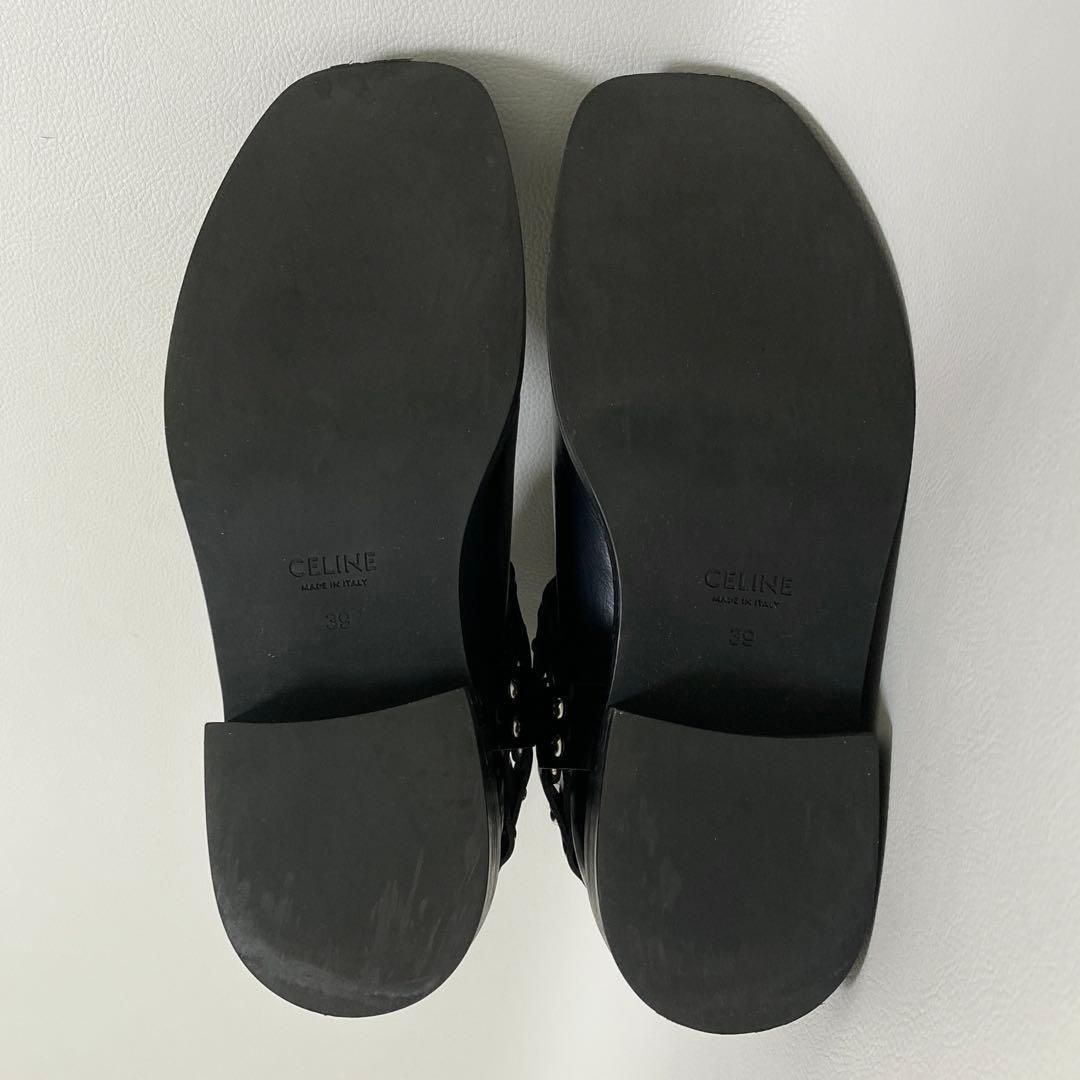 Celine Camargue Biker Chelsea Boots 39 Black — view 7