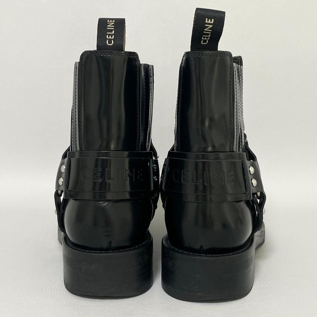 Celine Camargue Biker Chelsea Boots 39 Black — view 4