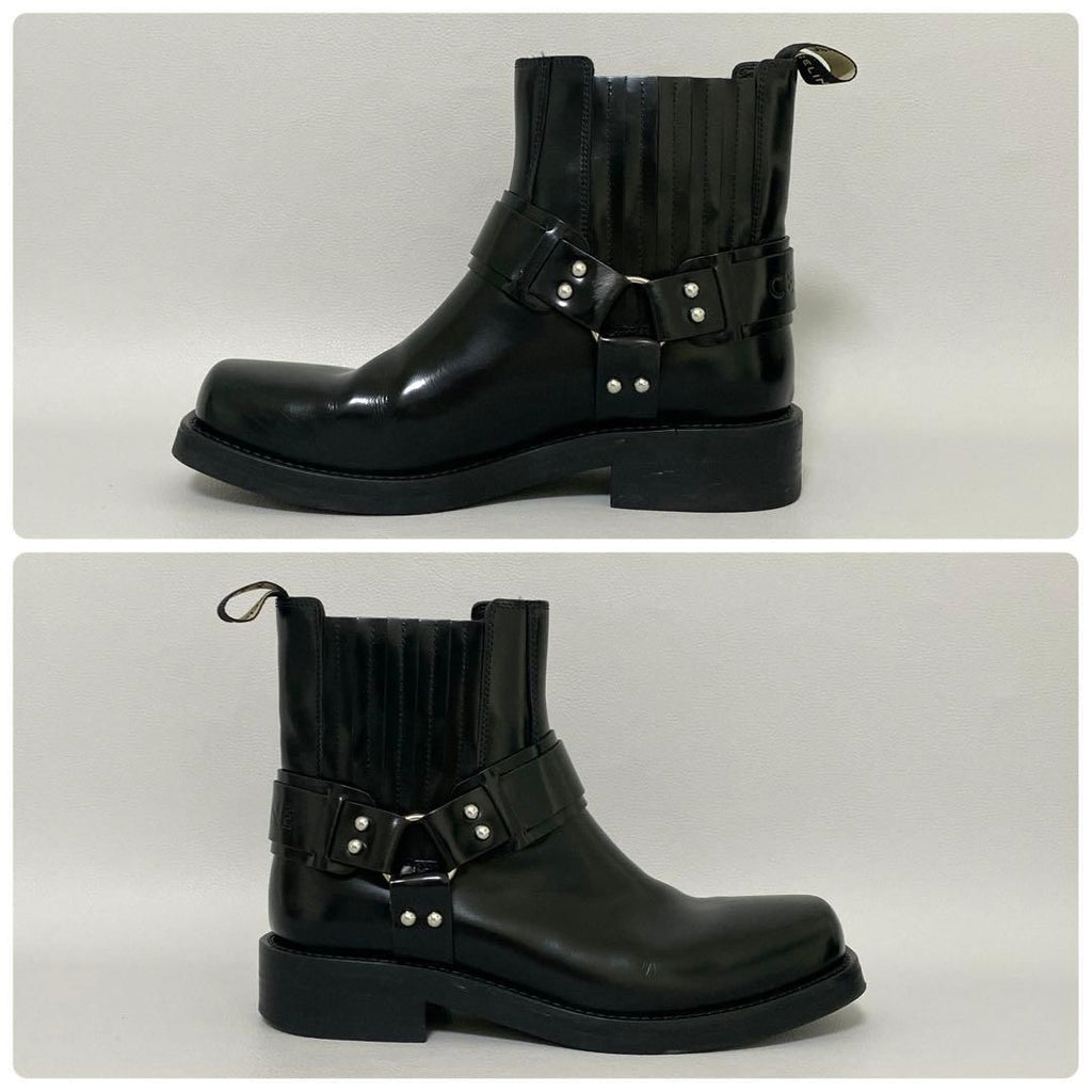 Celine Camargue Biker Chelsea Boots 39 Black — view 6