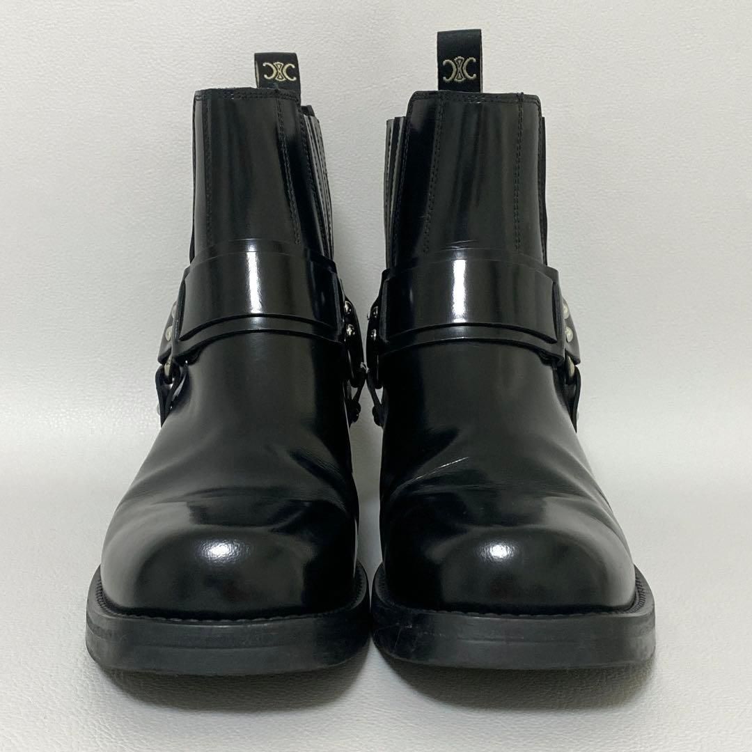 Celine Camargue Biker Chelsea Boots 39 Black — view 3