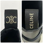 Celine Camargue Biker Chelsea Boots 39 Black — view 9