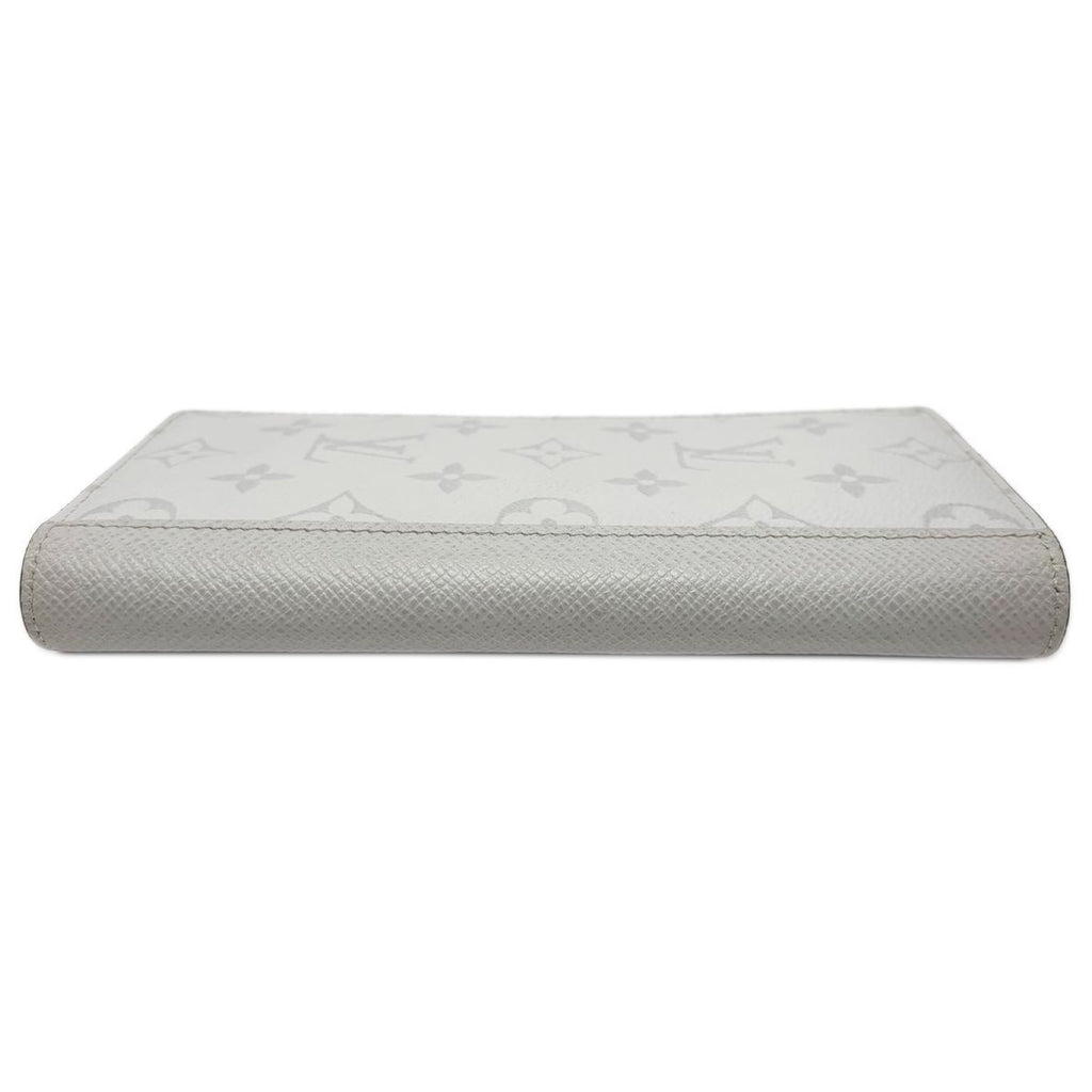 Louis Vuitton Wallet White Taigarama Portefeuille Brazza — view 4