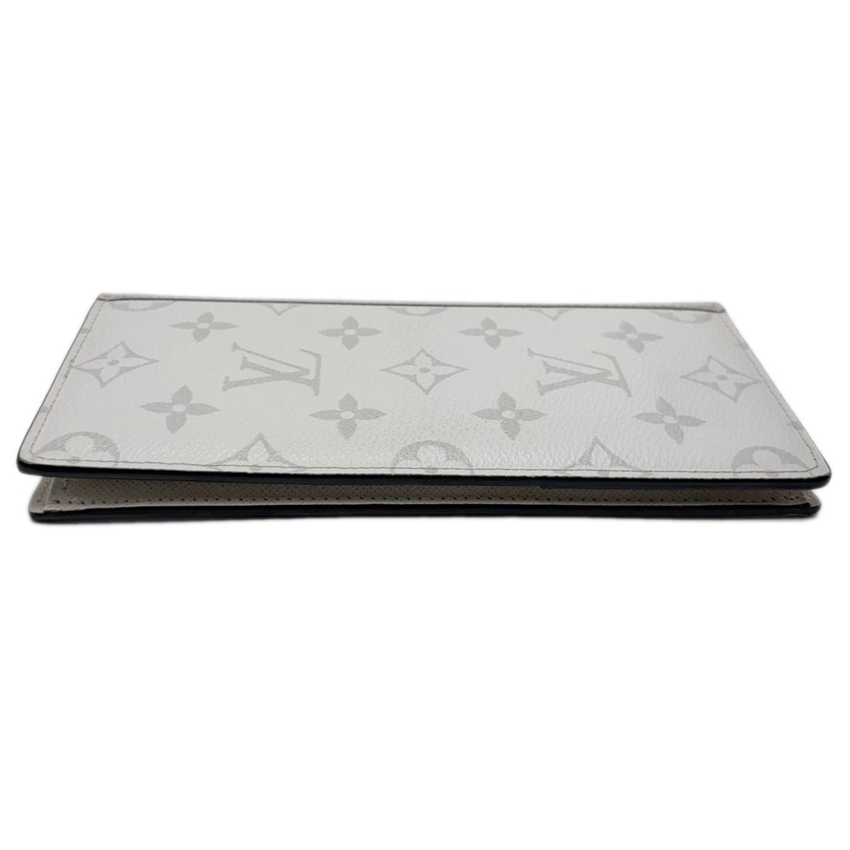 Louis Vuitton Wallet White Taigarama Portefeuille Brazza — view 3