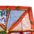 Hermes Scarf Silk Carre 90 LE Robinson CHIC Multicolor — view 3