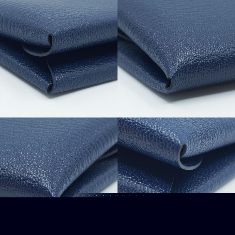 Hermes Calvi Duo Blue Navy Silver Hardware K Stamp Manufactured In 2025 — view 5