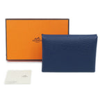 Hermes Calvi Duo Blue Navy Silver Hardware K Stamp Manufactured In 2025 — view 2