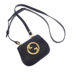 Gucci Blondie Card Case Leather Black Gold Hardware — view 4
