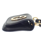 Gucci Blondie Card Case Leather Black Gold Hardware — view 7
