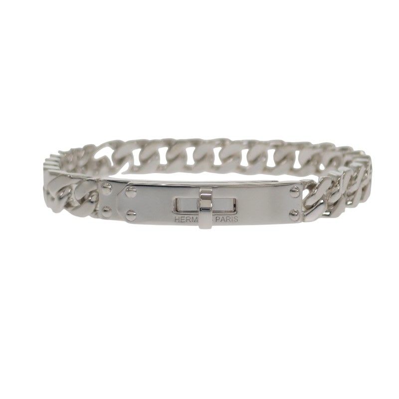 Hermes Kelly Gourmet TPM Bracelet Silver 925 Hardware — view 3