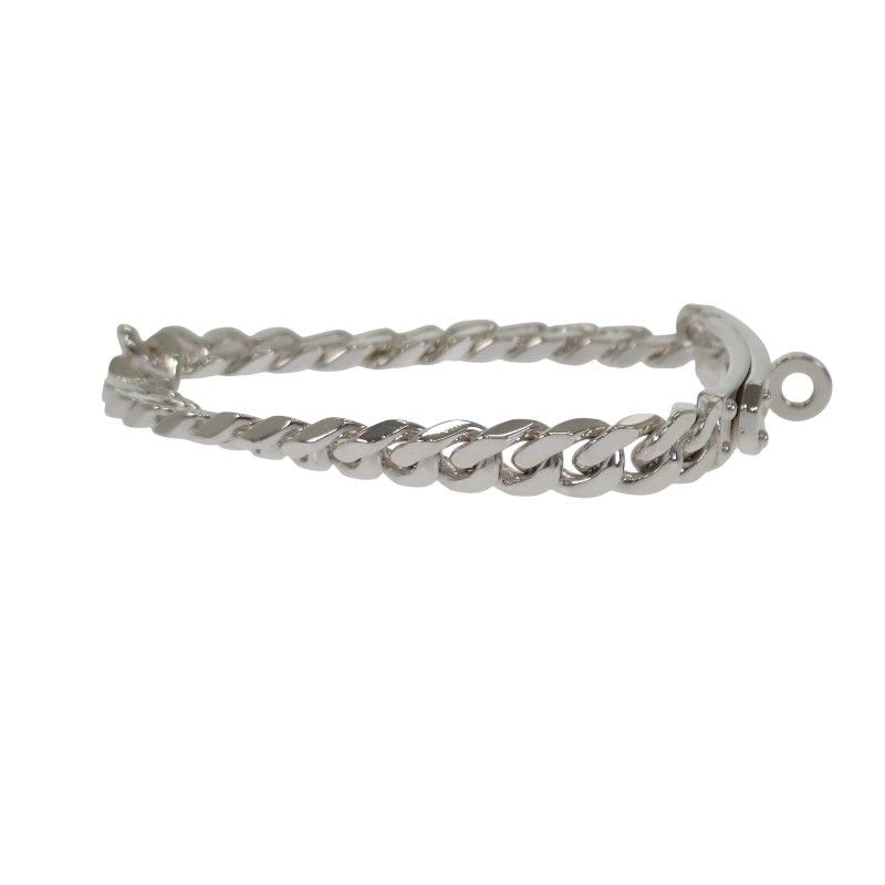 Hermes Kelly Gourmet TPM Bracelet Silver 925 Hardware — view 4