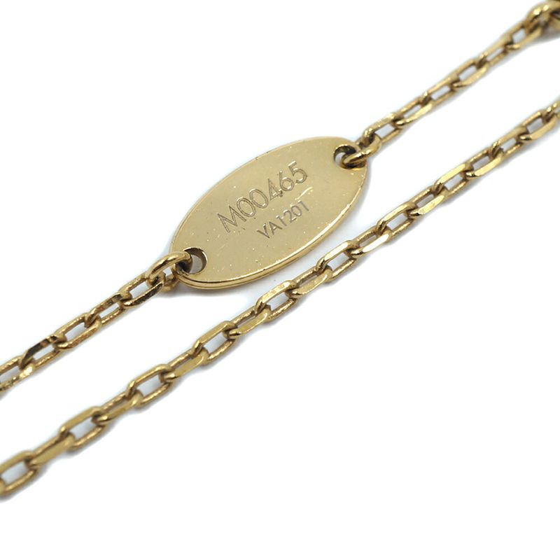 Louis Vuitton Collier Heart Foreign Love Necklace Gold — view 6