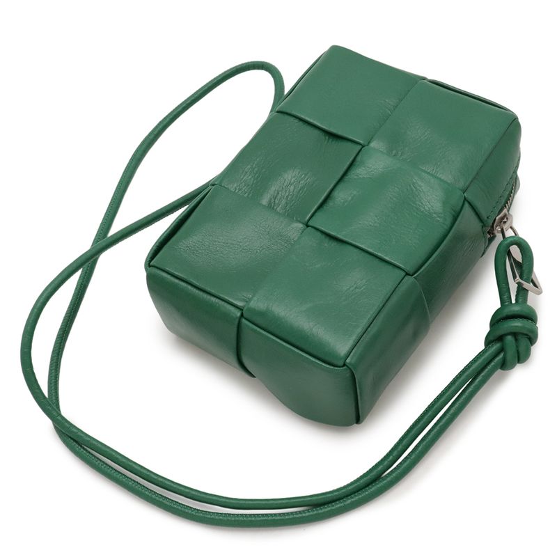 Bottega Veneta Maxi Intrecciato Cassette Shoulder Bag Compact Pouch — view 3