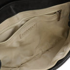 Chanel Quilted Chain Around Shoulder Lambskin Leather Black — view 7