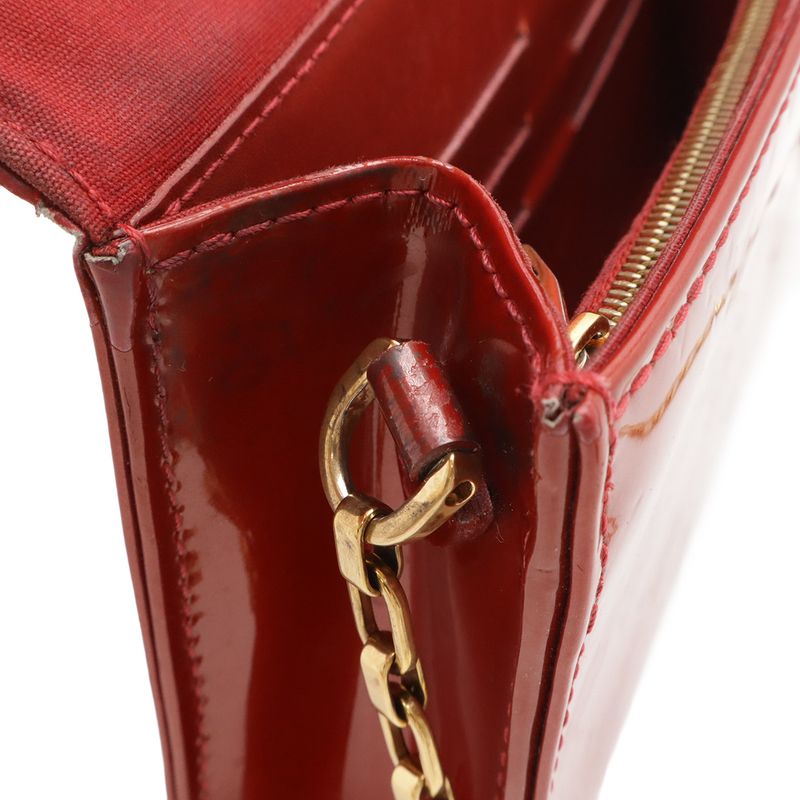 Louis Vuitton Monogram Vernis Clutch Anna Chain Bag Shoulder — view 7