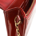 Louis Vuitton Monogram Vernis Clutch Anna Chain Bag Shoulder Bag