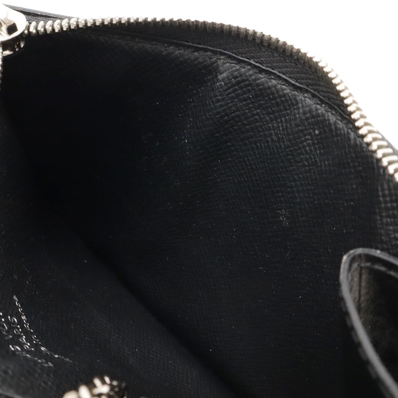 Louis Vuitton Epi Pochette Cles NM Coin Case Purse Noir Black — view 5