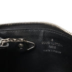 Louis Vuitton Epi Pochette Cles NM Coin Case Purse Noir Black — view 6