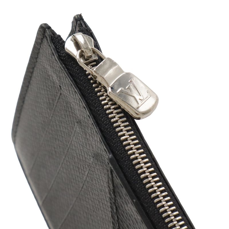 Louis Vuitton Taigarama Monogram Eclipse Coin Card Holder Case Purse — view 5