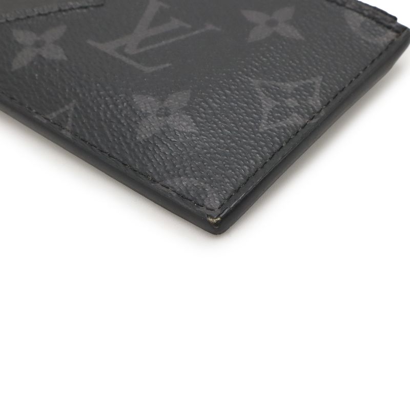 Louis Vuitton Taigarama Monogram Eclipse Coin Card Holder Case Purse — view 4