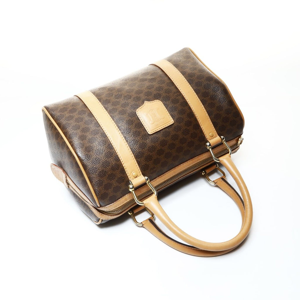 Celine Handbag Macadam Leather Brown — view 9