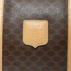 Celine Handbag Macadam Leather Brown — view 8
