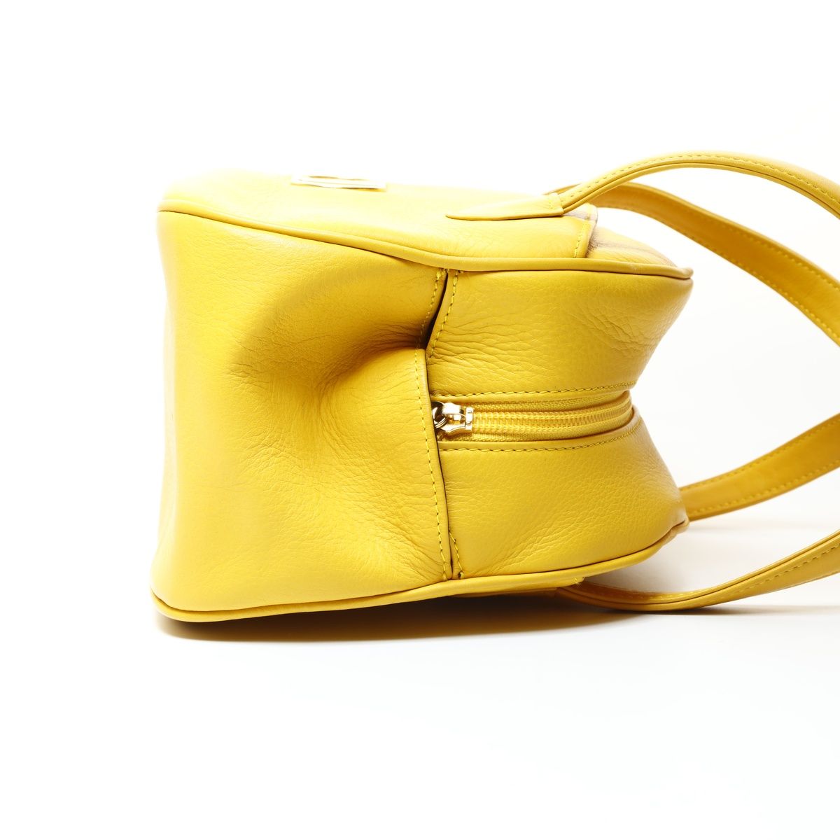 Dior Leather CD Logo Bowling Bag — view 4