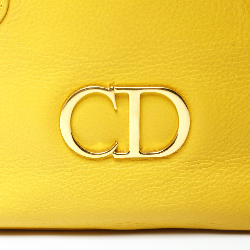 Dior Leather CD Logo Bowling Bag — view 8